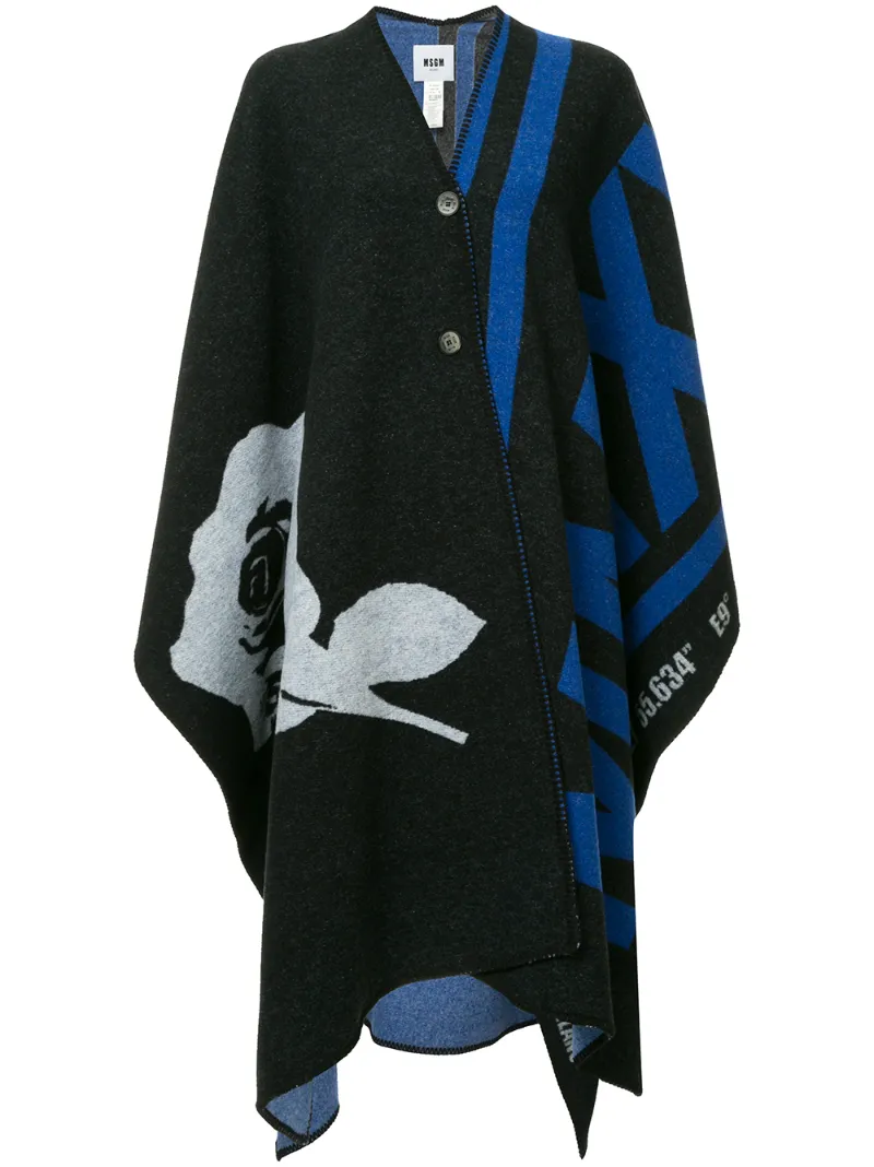MSGM трикотажный кейп