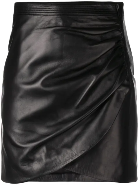 Givenchy wrap front mini skirt