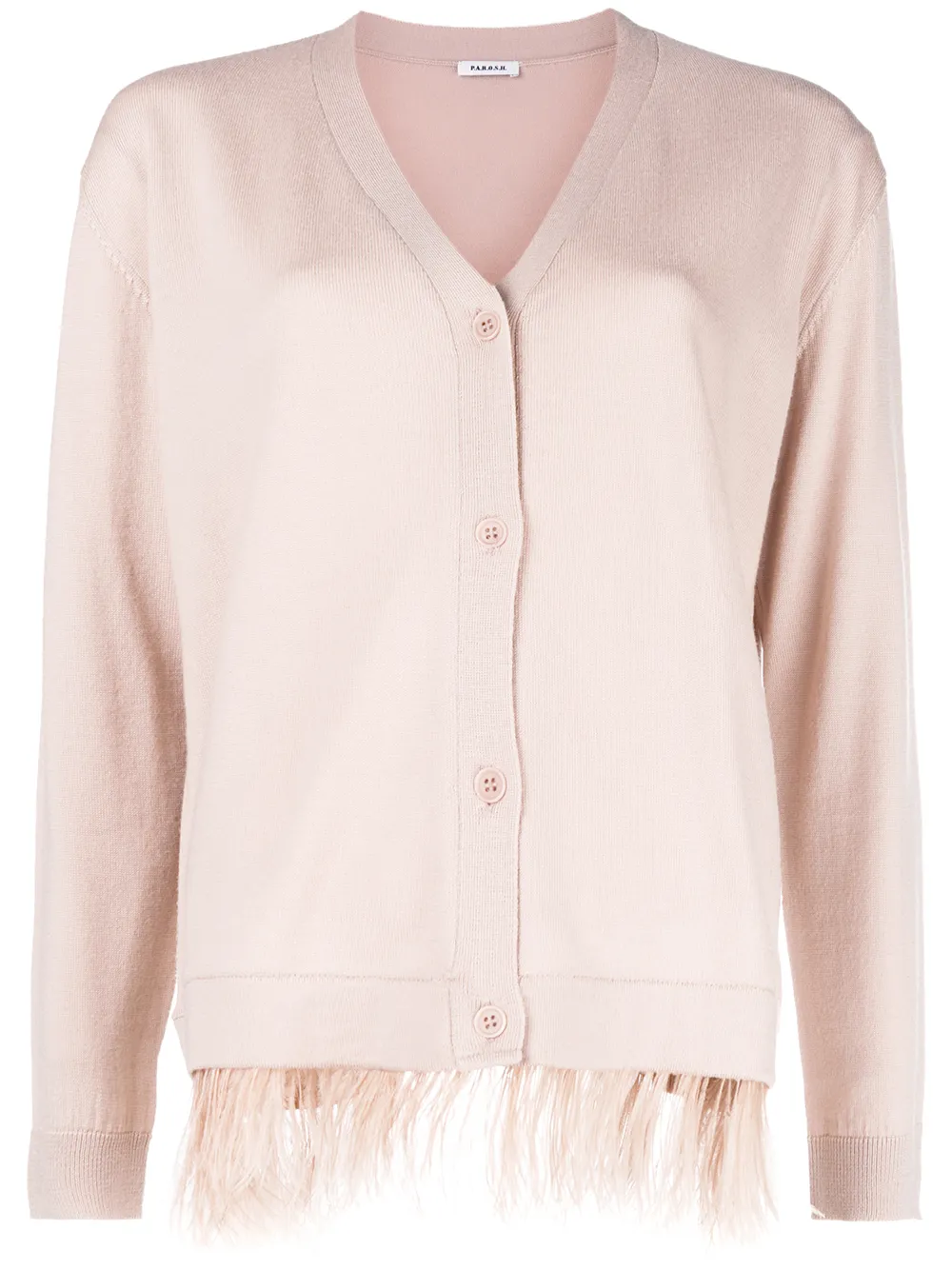 P.A.R.O.S.H. V-neck cardigan | tons neutres | Image 1
