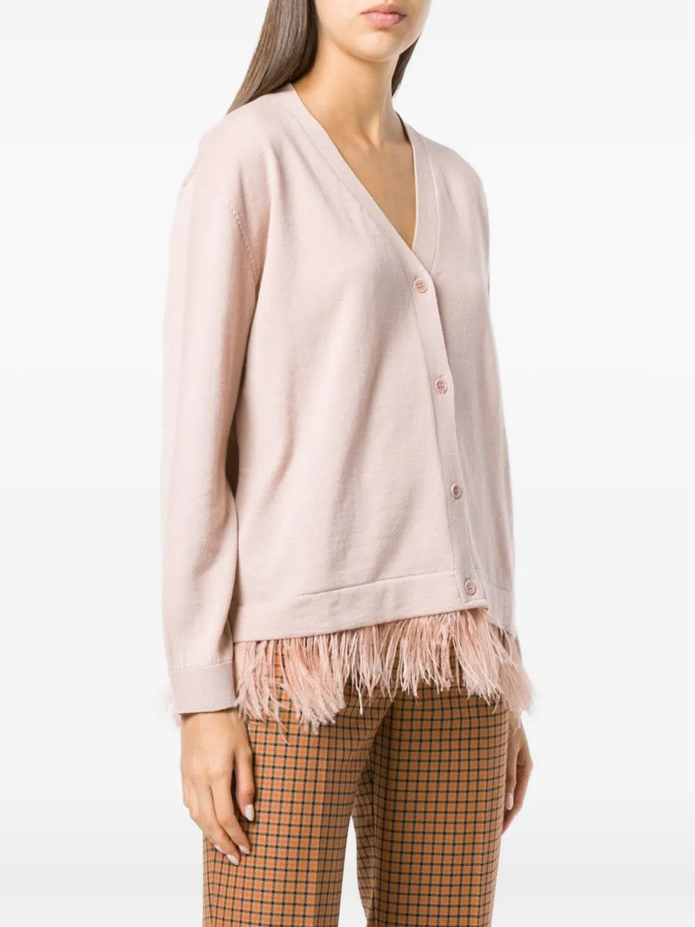 P.A.R.O.S.H. vest met V-hals Beige