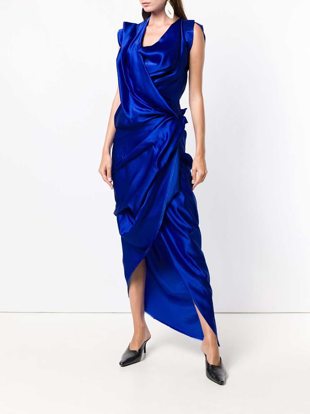 фото Vivienne Westwood ruched asymmetric dress