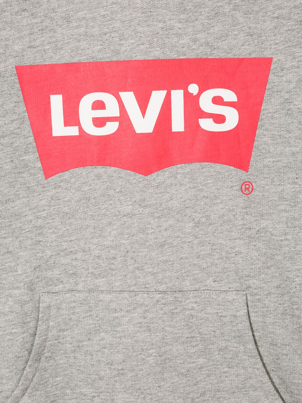 фото Levi's kids толстовка с капюшоном и принтом логотипа