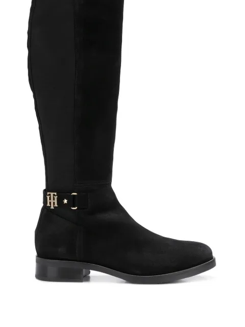 tommy hilfiger mid calf boots