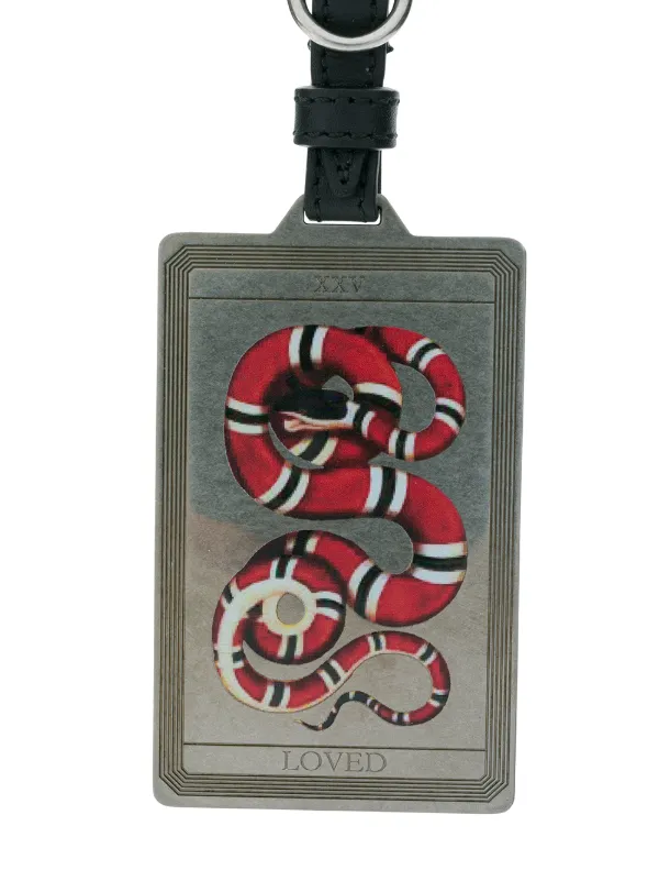 gucci luggage tag