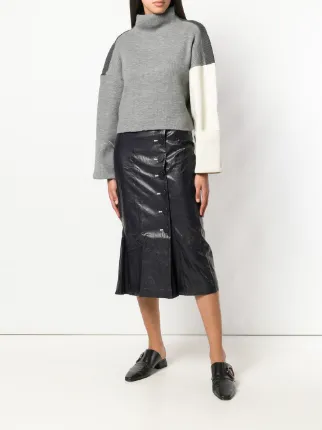 Tyler Faux Leather Skirt展示图