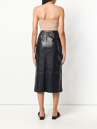 Tyler Faux Leather Skirt展示图