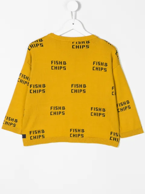 Tiny Cottons Fish Chips全棉毛衣 奢侈品全球购 Farfetch官网中国