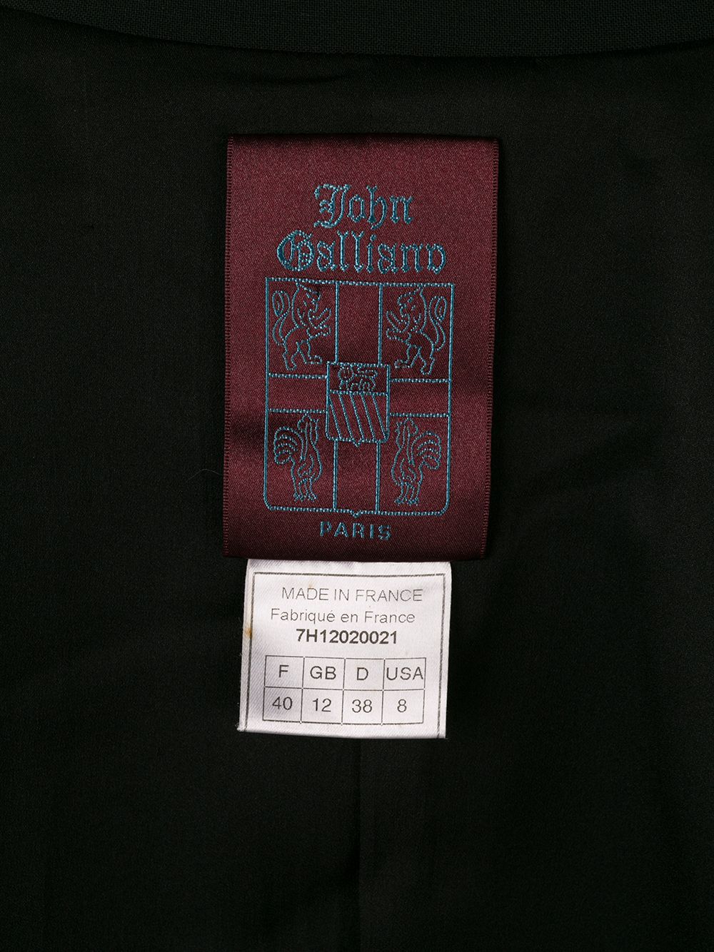 фото John galliano pre-owned укороченная куртка с пуговицами