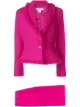 Image 1 of Christian Dior 1990s pre-owned fringe-edge skirt suit