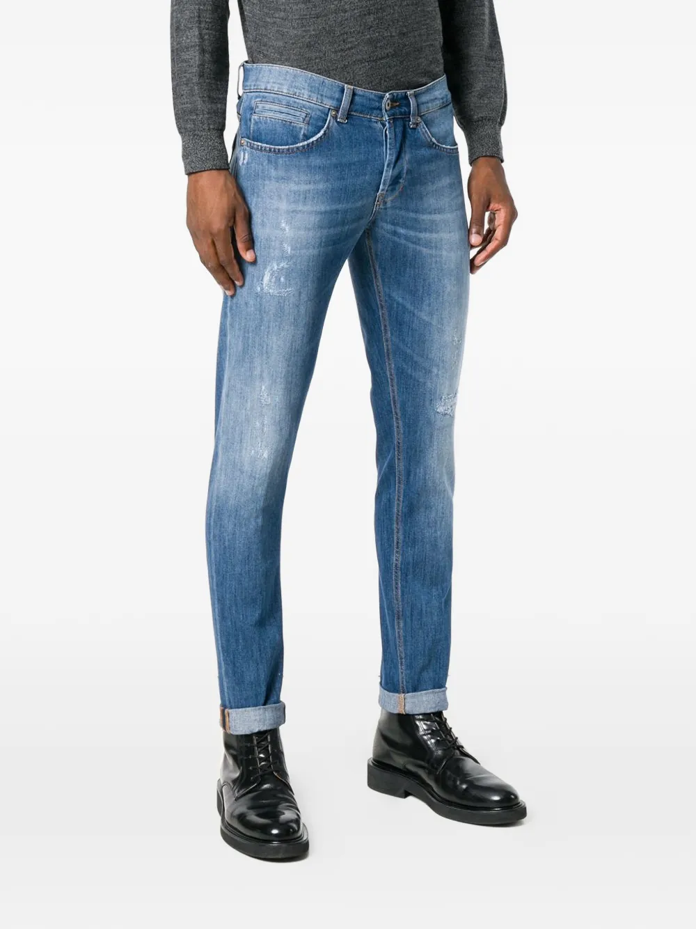  Dondup Jeans Mit Taschen   Blau 