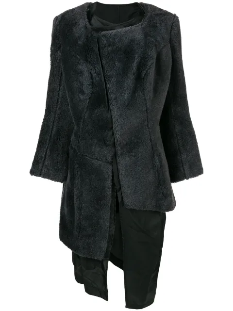 Comme Des Garçons Pre-Owned معطف من الفرو الصناعي عام 1997