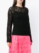 Comme Des Garçons Pre-Owned crochet long sleeved blouse