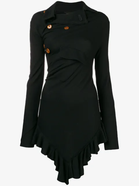 Comme Des Garçons Pre-Owned fitted twisted jacket