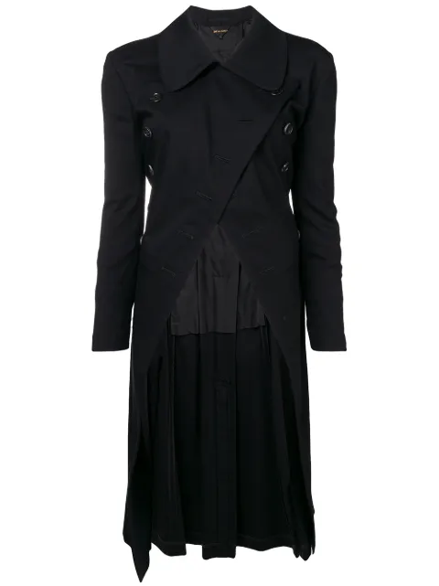 Comme Des Garçons Pre-Owned double breasted asymmetric coat