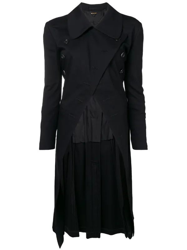 comme des garçon girlダブルブレスト トレンチコート 黒 13239660_14686277_600.jpg