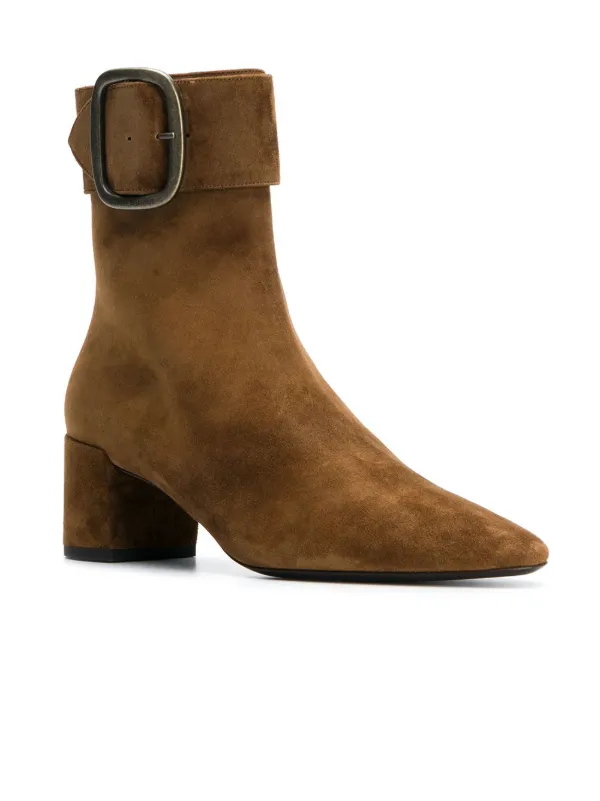 saint laurent joplin suede ankle boots