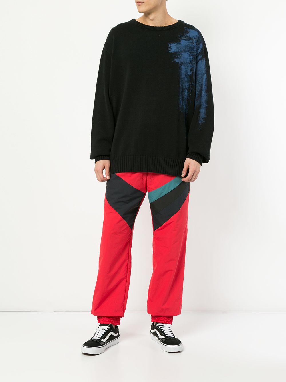 фото Facetasm contrast stripe track pants