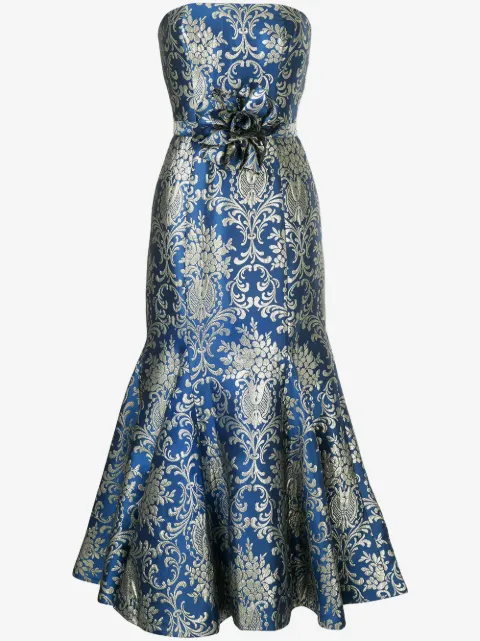 Bambah Bluestar midi dress