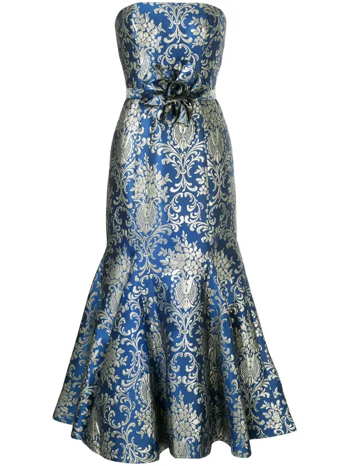 Bambah Bluestar midi dress - Bleu - Bambah - Modalova