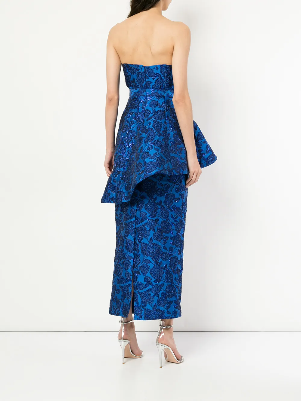 Bambah Bellflower top met peplum-design Blauw