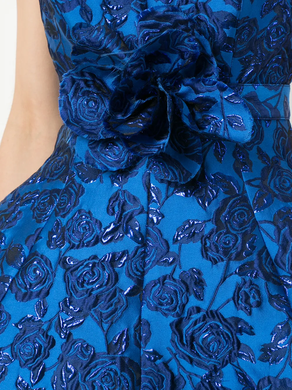 Bambah Bellflower top met peplum-design Blauw