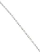 Marla Aaron collar de cadena en plata de ley