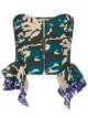Image 1 of Natasha Zinko Frilled camouflage corset