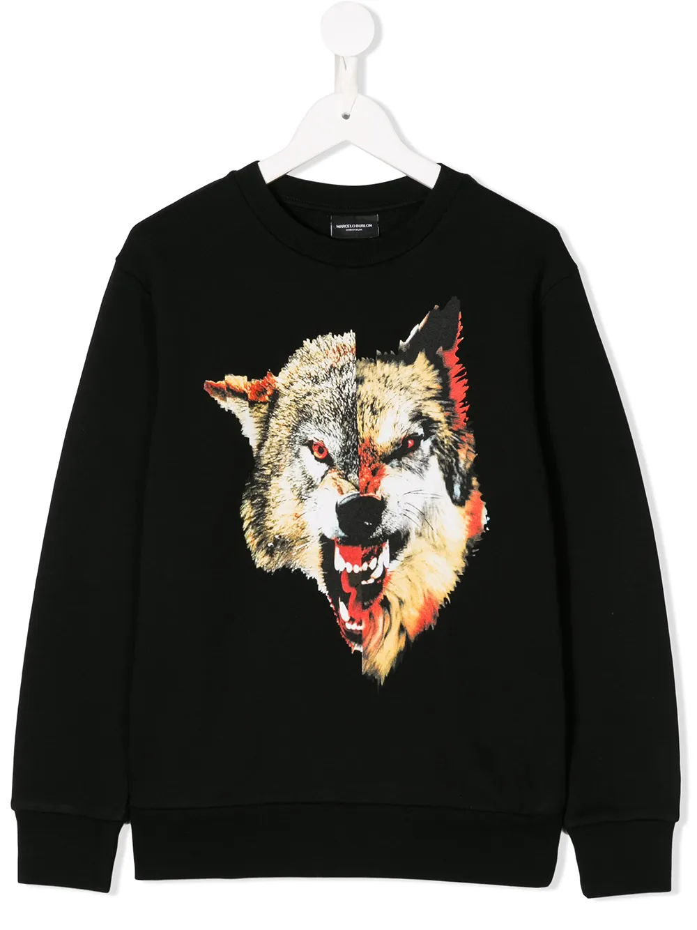 Marcelo Burlon County Of Milan Kids wolf print sweatshirt Marcelo Burlon County Of Milan Kids wolf print sweatshirt