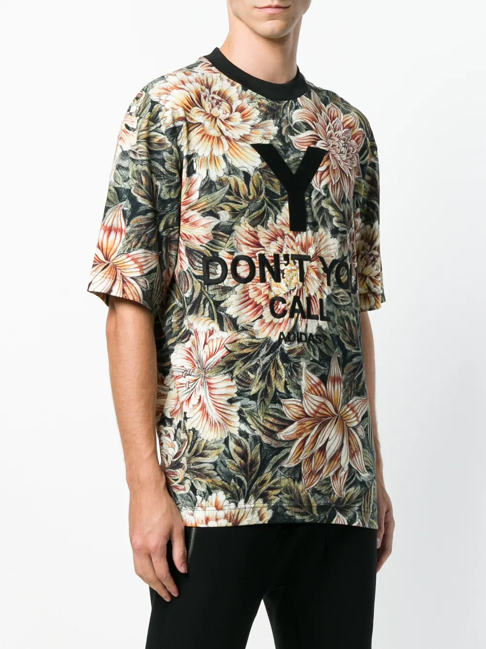 Y-3 T-shirt met print Zwart