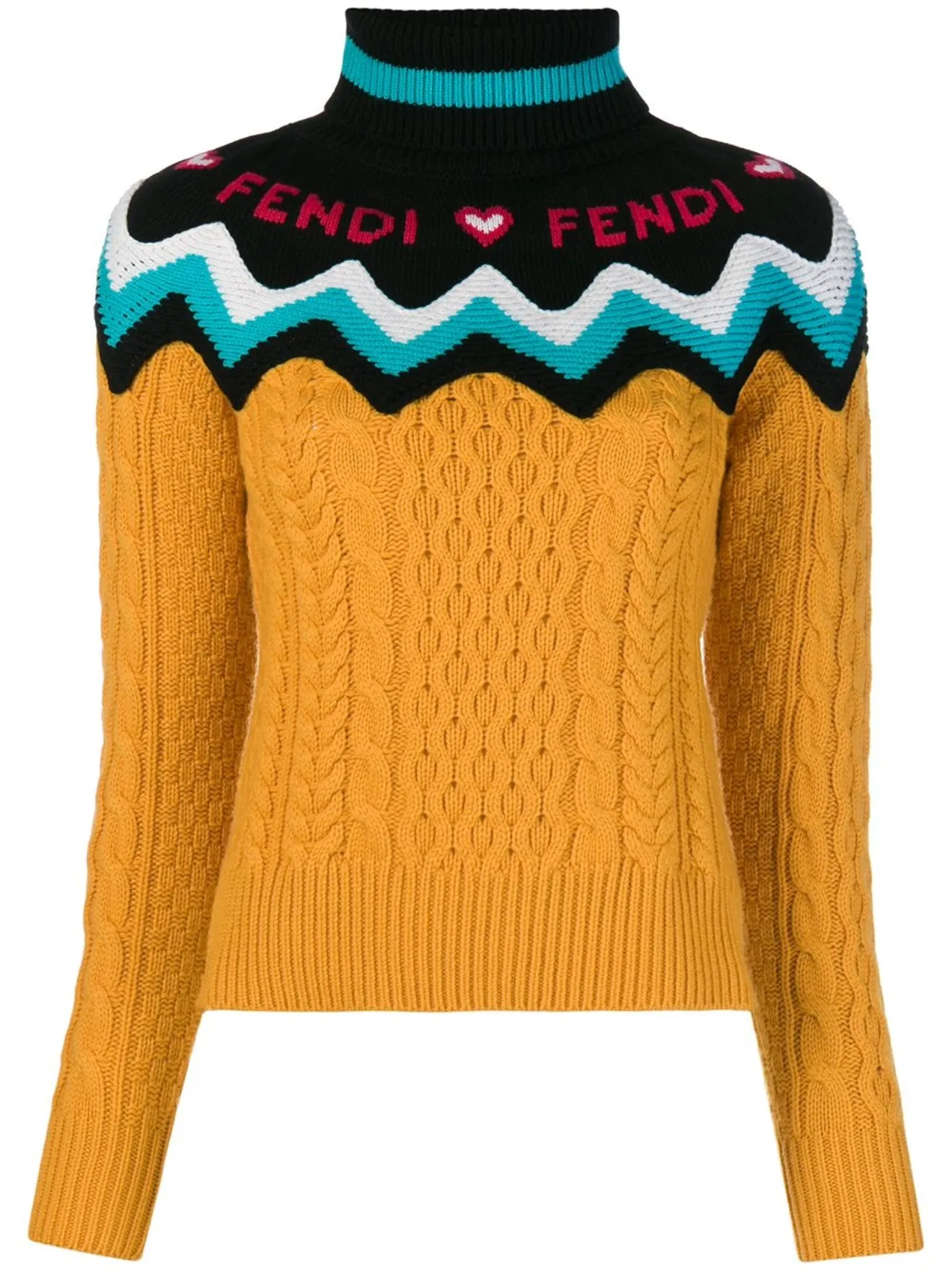 Fendi orange sweater Clearance