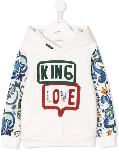 dolce and gabbana king of love sweatshirt