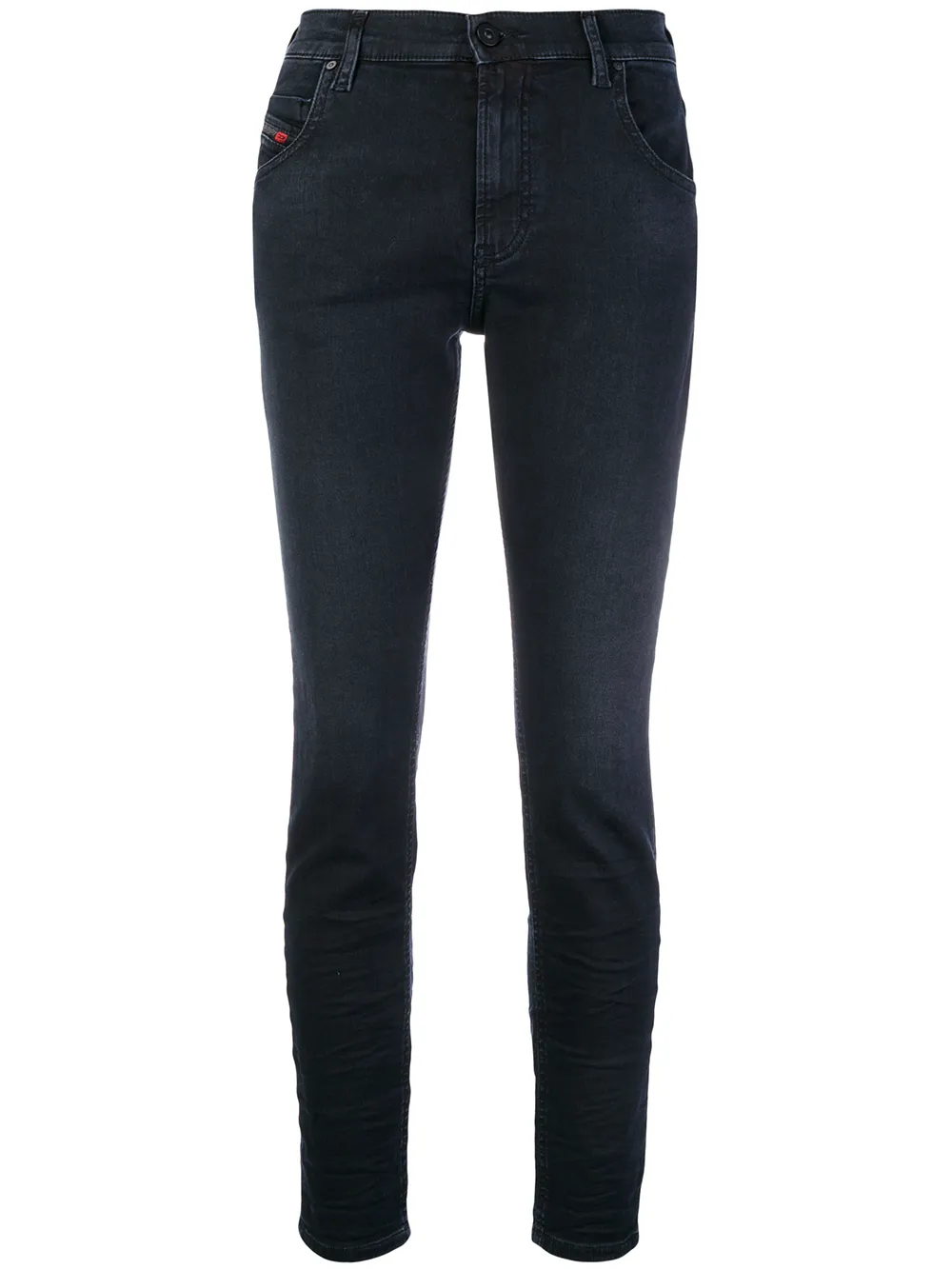 Diesel Halbhohe Skinny-Jeans - Blau