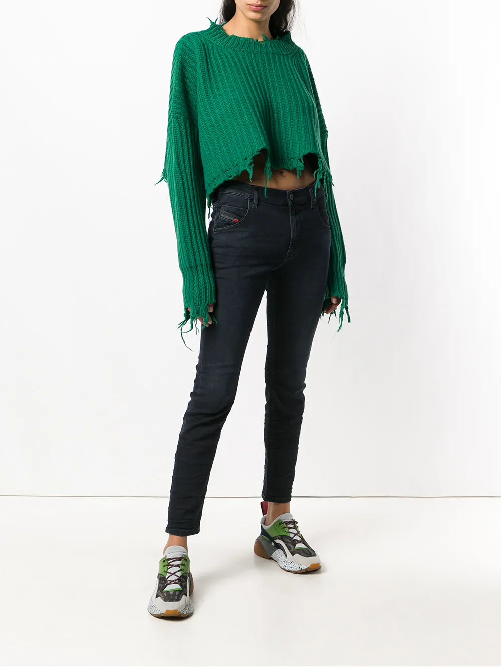 Diesel mid rise skinny jeans Blauw