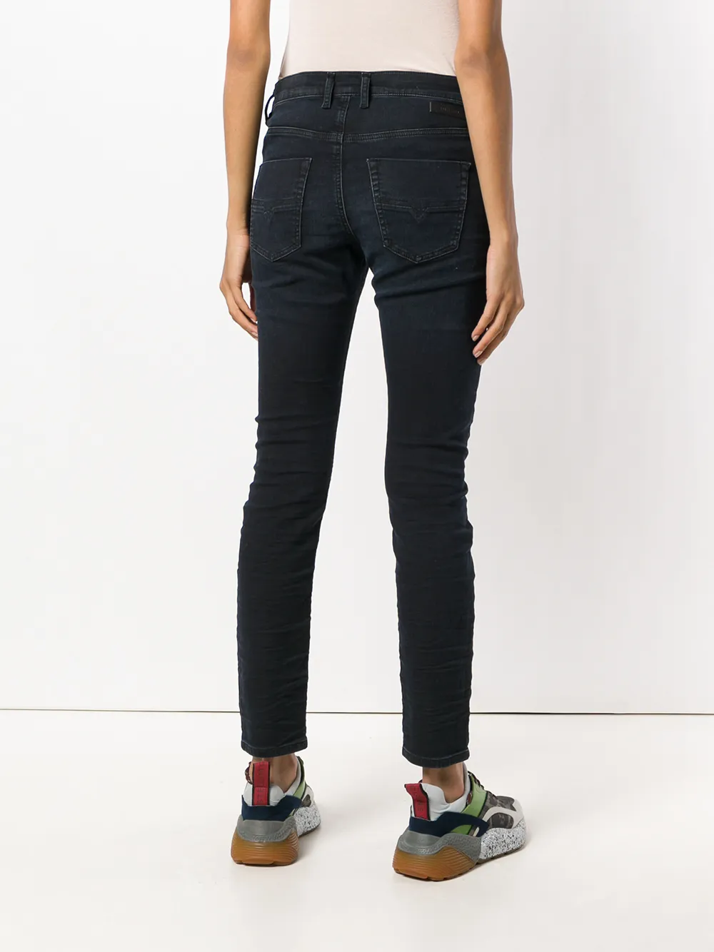 Diesel mid rise skinny jeans Blauw