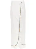 Clube Bossa ruffled Hare pants - White