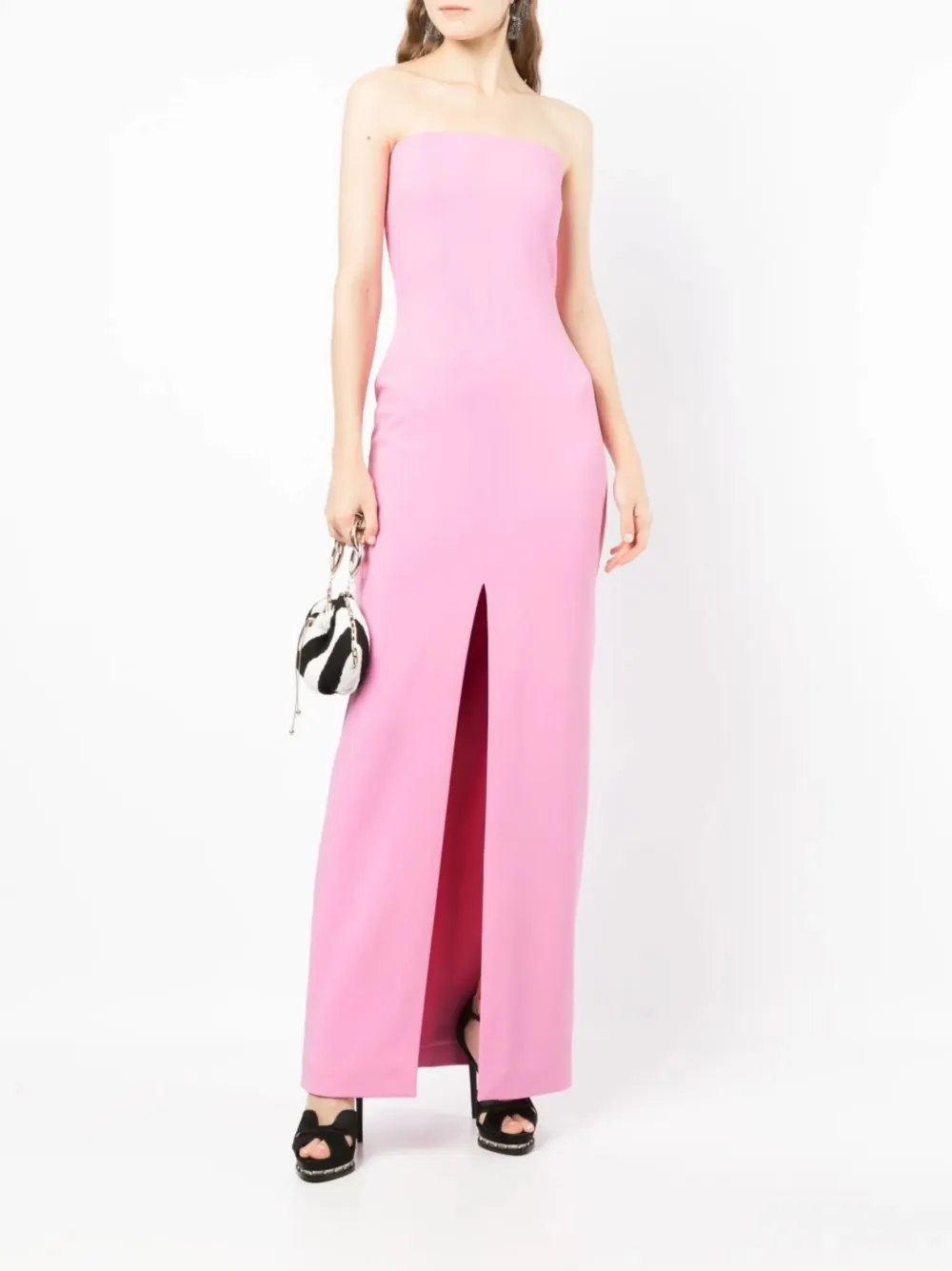 Solace London fitted dress - Roze