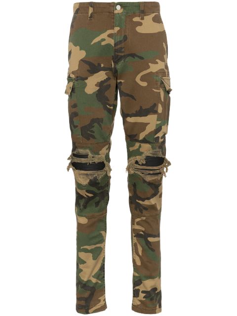 amiri camo cargo pants