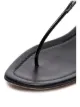 Prada Black patent leather thong sandals