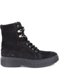 Tod's lace-up combat boots - Black