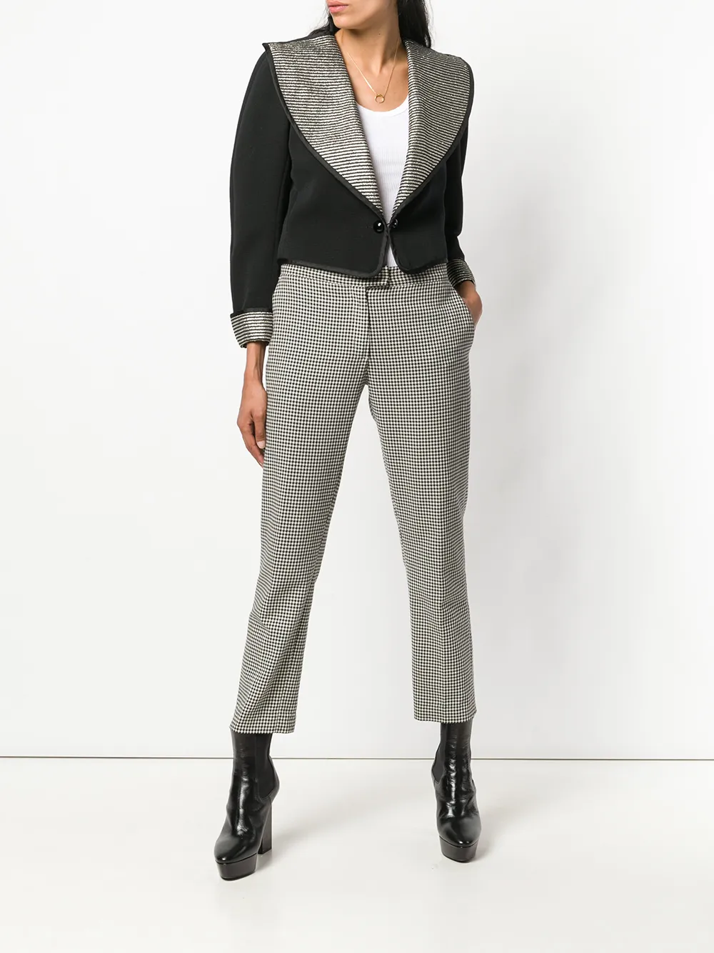 Image 2 of Yves Saint Laurent Pre-Owned 1970's wide lapels jacket