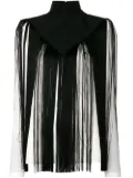Givenchy fringe embellished top - White