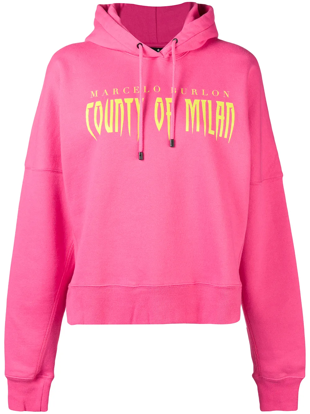 COUNTY OF MILAN 'Sleepwalker' Kapuzenpullover - Rosa