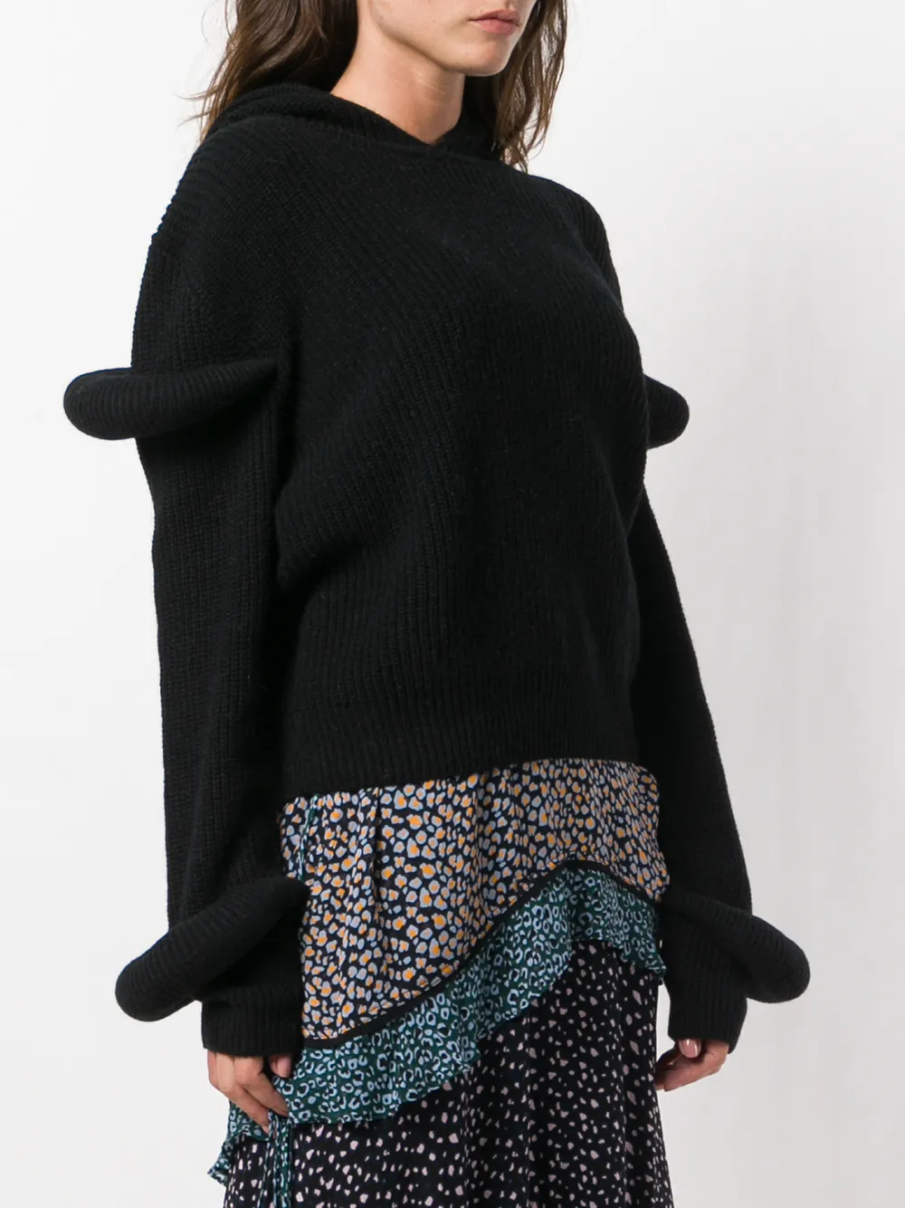  Jw Anderson Gerippter Pullover   Schwarz 