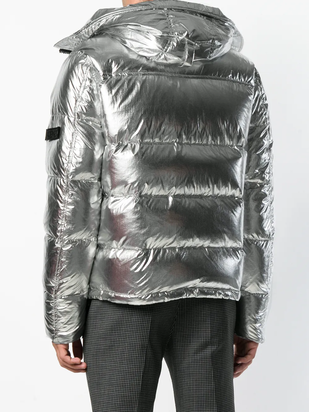kenzo silver puffer