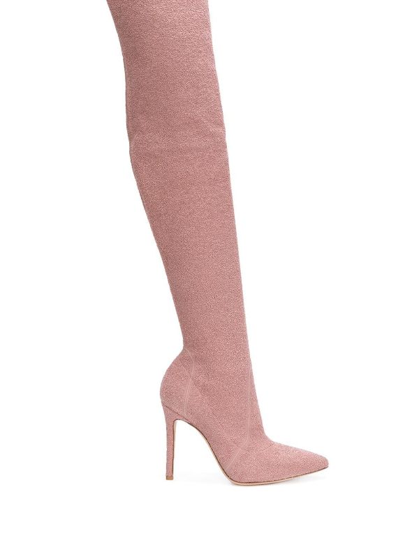 gianvito rossi pink boots