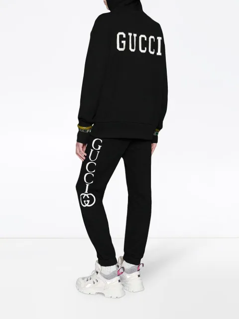 กางเกง GUCCI Jogging pants with Gucci print แต่งตัววินเทจ แต่งตัวสตรีท