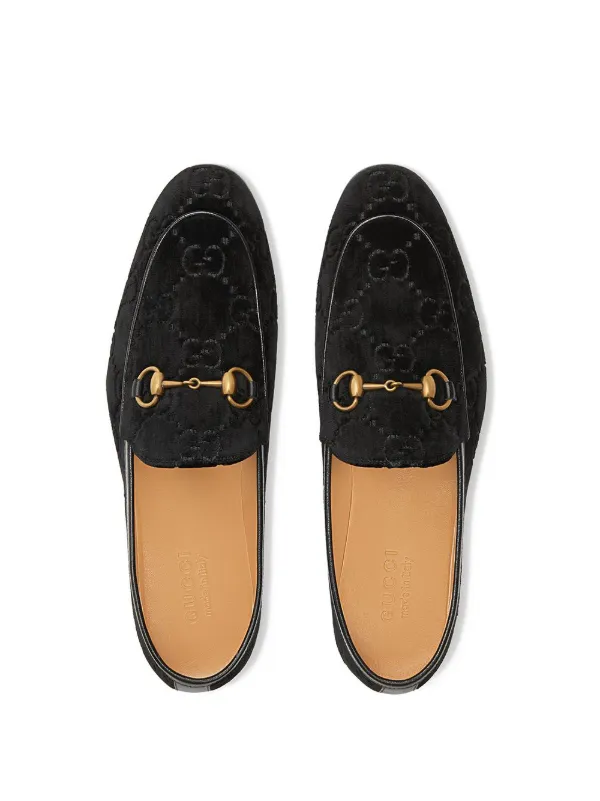 velvet gucci loafer