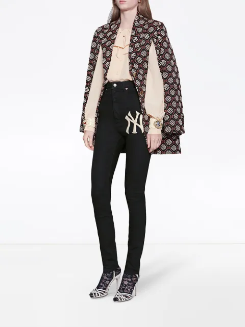 Gucci Denim Skinny Pants With NY 