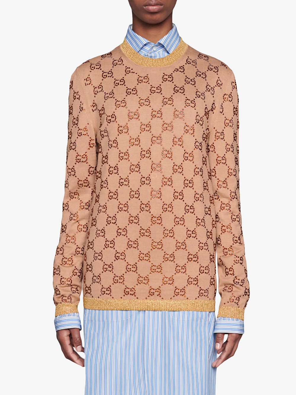 фото Gucci свитер с узором gg