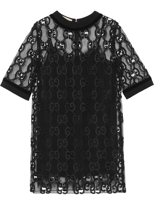 gucci macrame dress